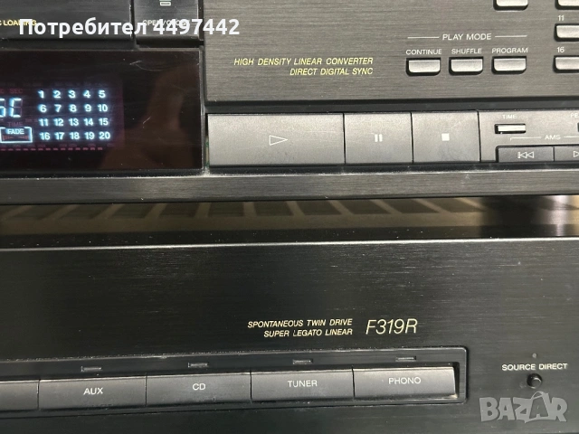 Рядък Винтидж Стерео Комплект SONY: Усилвател TA-F319R & CD Плеър CDP-591, снимка 3 - Аудиосистеми - 54169406