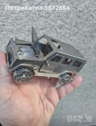 Mercedes G class wagon от метални части , снимка 3 - Декорация за дома - 53577320