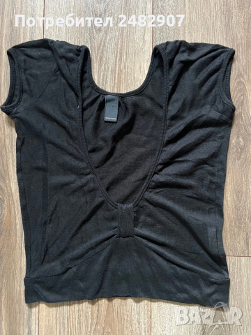 Къса дамска блуза VERO MODA, снимка 2 - Тениски - 53582389