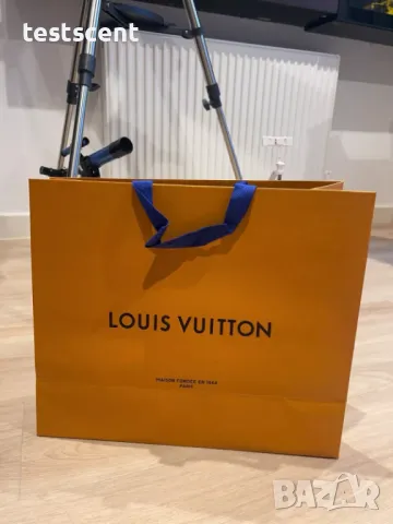 Бутикова подаръчна торба Louis Vuitton carrier shopping bag 22cm x18cm, снимка 11 - Чанти - 49515700