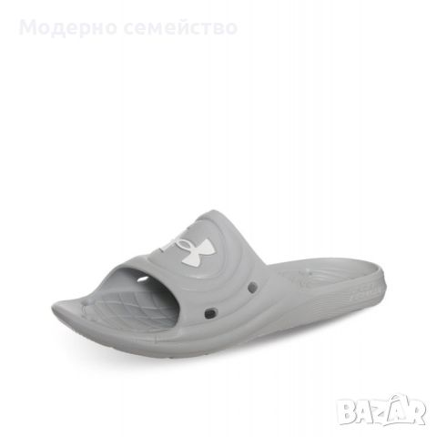 Мъжки джапанки under armour locker iv slides grey, снимка 1 - Джапанки - 46664246