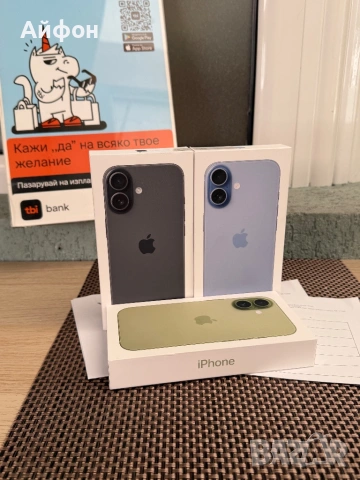 НОВ! *ЛИЗИНГ* iPhone 17 256Gb Black / Mist Blue / Sage 24М ГАРАНЦИЯ, снимка 4 - Apple iPhone - 53259055