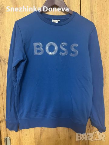BOSS ватирана блуза, снимка 1 - Детски Блузи и туники - 46023159