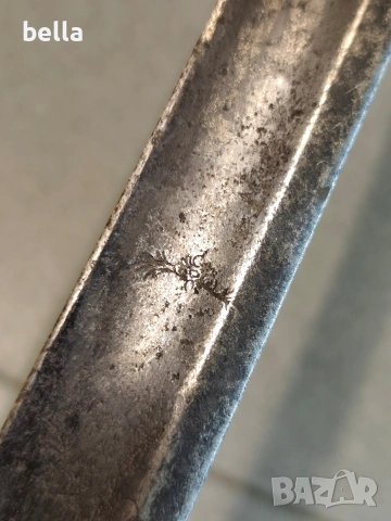 Автентична френска пехотна офицерска сабя, модел 1795 г., снимка 8 - Антикварни и старинни предмети - 54113412