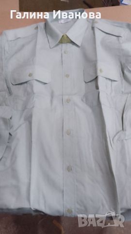 Мъжка риза с пагони , снимка 1 - Ризи - 45495338