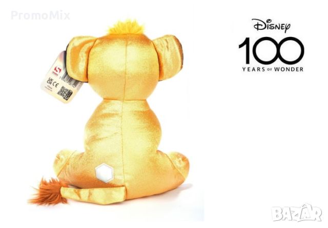 Детска играчка лъвчето Симба Simba Sambro Disney Collection 100 birthday limited 30см Музикална, снимка 5 - Плюшени играчки - 45871994