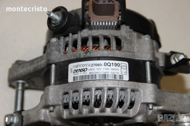 Алтернатор Toyota Aygo (2014-2022г.) 270600Q190 / 27060-0Q190 динамо 1612352280 / B000911980, снимка 3 - Части - 53186010