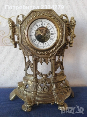 Стари каминни часовници, настолни флоренциански, бароков стил, работещио , снимка 2 - Антикварни и старинни предмети - 53066527