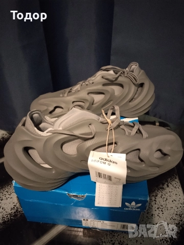 Adidas Adifoam Q Grey 43 1/3, снимка 4 - Маратонки - 52665464