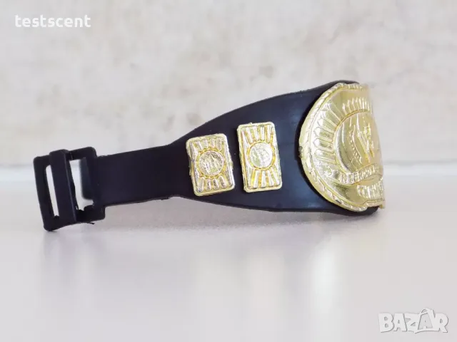 Шампионски колан пояс WWE World Heavyweight Championship световната титла в кеча WWF WCW WWE, снимка 9 - Фигурки - 48495468