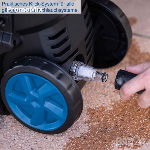 Водоструйка Scheppach HPC1600 1600W 135bar 420лч, снимка 4 - Парочистачки и Водоструйки - 54200370