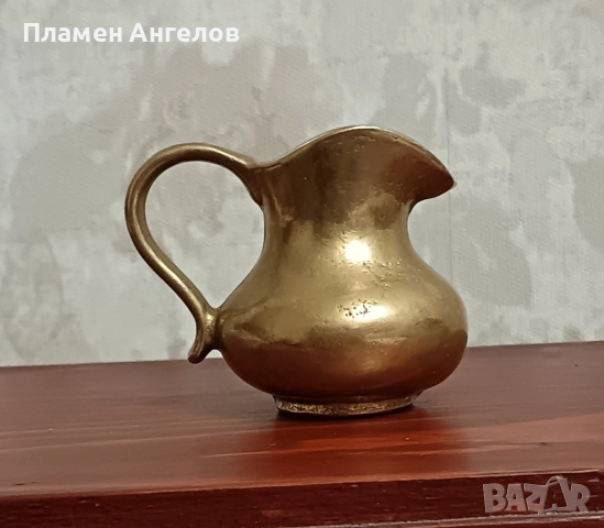 Малка бронзова кана , снимка 2 - Декорация за дома - 52716452