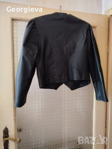дамско кожено яке 34 размер , снимка 2 - Якета - 53859796