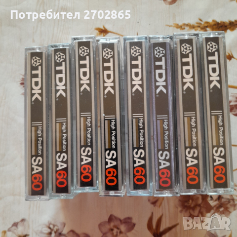Аудио касети TDK SA-60 - хром, снимка 1
