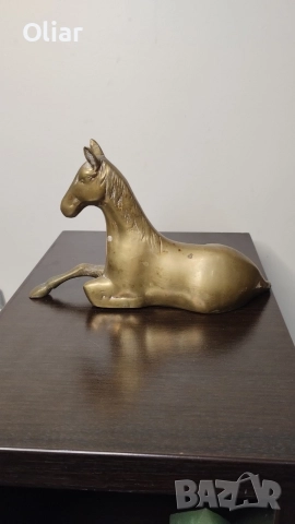 Изключително красива статуетка на кон. Месинг. , снимка 4 - Статуетки - 52959290