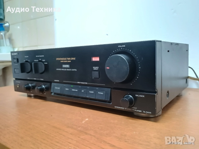 Стерео усилвател SONY TA-F417R. Перфектен! Звукът - също. Изпращам видео. , снимка 2 - Ресийвъри, усилватели, смесителни пултове - 52856757