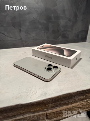 КАТО НОВ Iphone 15 Pro  Natural+ гаранция, снимка 2 - Apple iPhone - 53048269