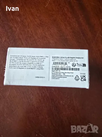 Apple AirPods Pro with MagSafe Charging case (1st Gen), снимка 3 - Apple iPhone - 50339374