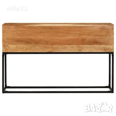 vidaXL Конзолна маса, 120x30x75 cм, акациево дърво масив(SKU:320821), снимка 2 - Маси - 48211007