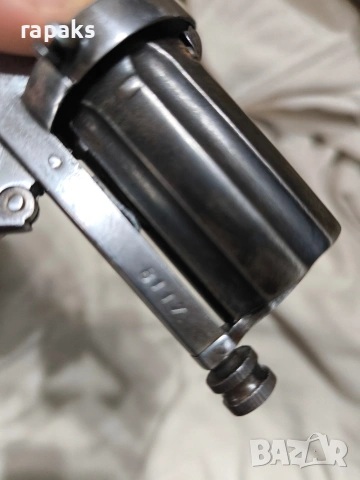 Малък револвер, пиперница. Пистолет, салонен пищак, пищов , снимка 7 - Антикварни и старинни предмети - 53579958