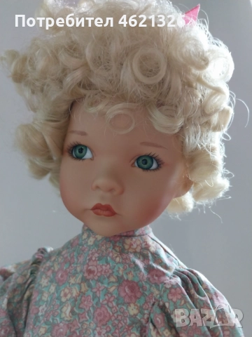 Винтидж порцеланова кукла Мери, Мери, съвсем противоположна, като нова, рядка находка, снимка 2 - Декорация за дома - 52043877