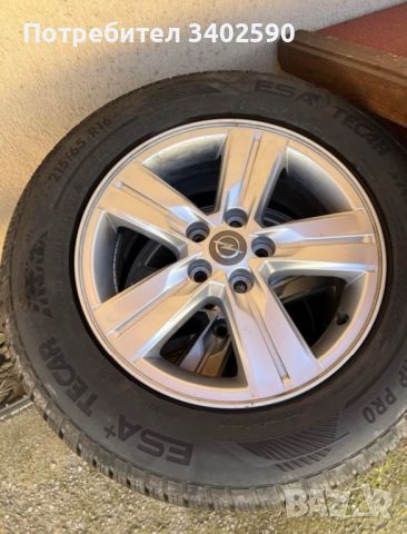 Джанти с гуми Opel 16", снимка 1 - Гуми и джанти - 45733797
