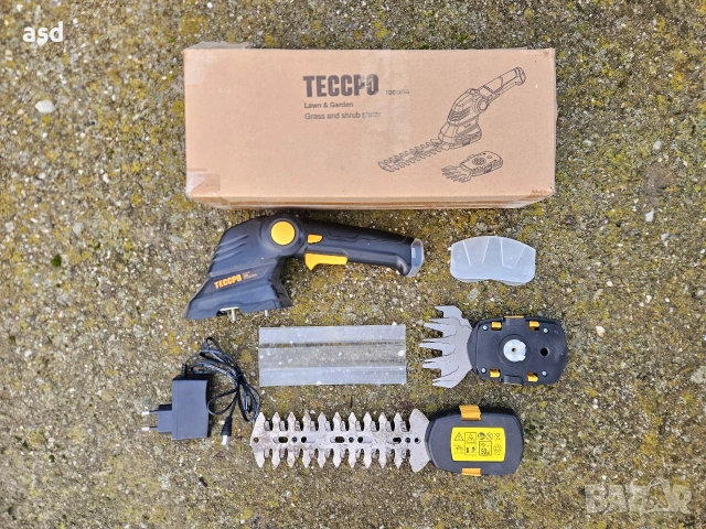 ЗА ЧАСТИ Акумулаторна ножица/тример за трева и храсти