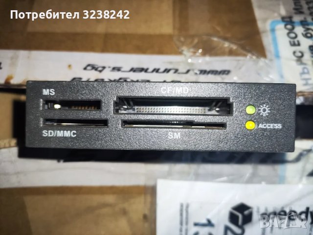 външен четец на паметни карти(card reader), снимка 1 - Други - 49145621