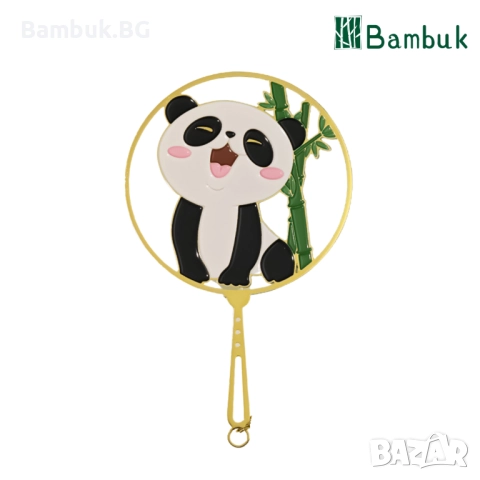 Книгоразделител ,,Панда с бамбук"