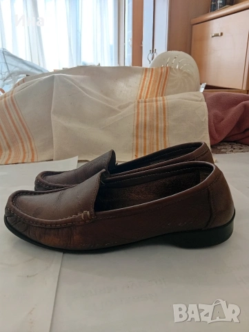 Kaфяви мокасини FIELD естествена кожа н.40, снимка 3 - Дамски ежедневни обувки - 53703222
