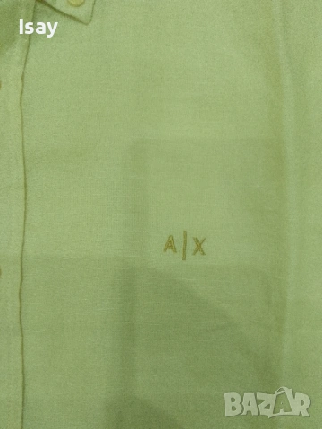 Мъжка риза Армани 100% лен, снимка 6 - Ризи - 53919038