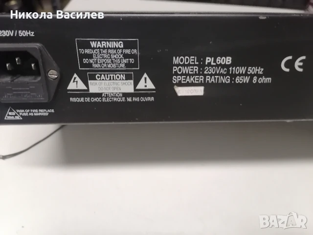 бас усилвател fame pl 60 b, снимка 6 - Китари - 51428091