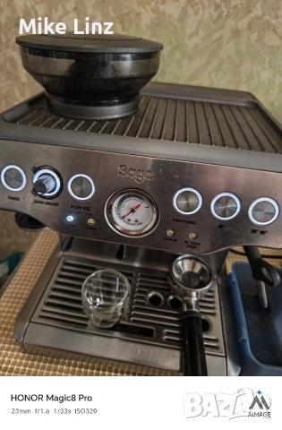 Sage Espresso Machine With Grinder BES875 BSS, снимка 2 - Кафемашини - 54212220