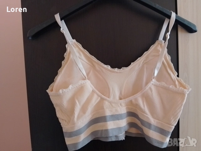 Бюстие в кремаво, снимка 3 - Корсети, бюстиета, топове - 53833228