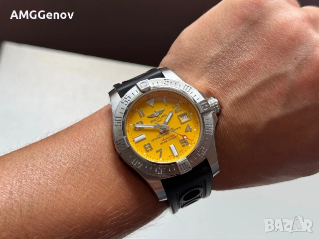 Като Нов Breitling Avenger II Seawolf A17331 Automatic, снимка 12 - Мъжки - 50755242