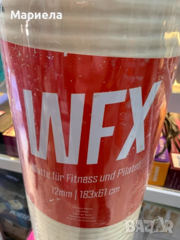 Висококачествена постелка за фитнес и пилатес "WFX" / 183х61х12мм., снимка 7 - Други спортове - 53533792