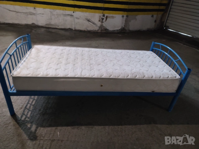 Двуетажно легло Верона с матраци 90/200 см, снимка 2 - Мебели за детската стая - 53628315