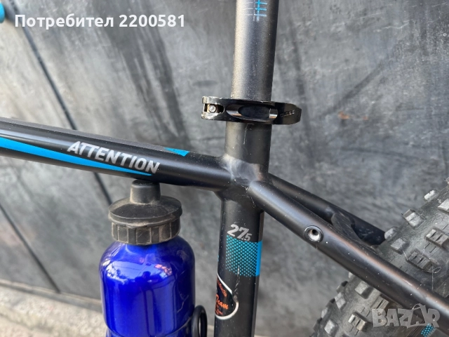 Велосипед CUBE Attention 27.5, снимка 6 - Велосипеди - 51645940