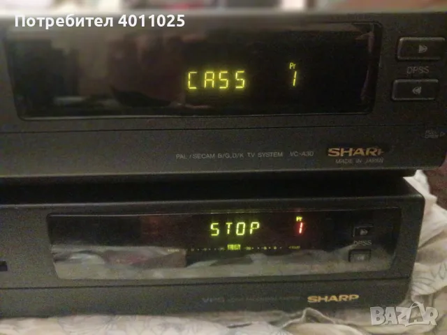 Две видеа ShARP едното е HIFI STEREO, снимка 3 - Плейъри, домашно кино, прожектори - 48271587