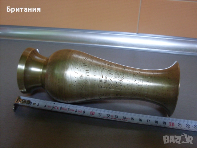 Бронзов съд- ваза., снимка 7 - Декорация за дома - 52920808