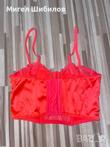 Продавам розов корсет (чисто нов)  , снимка 2 - Корсети, бюстиета, топове - 53584760