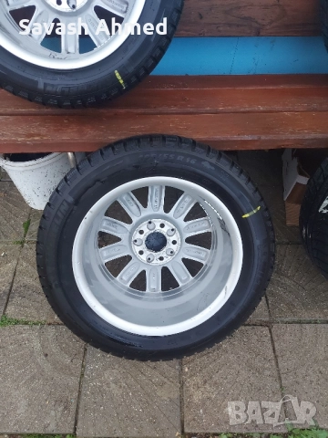 Продавам джанти с зимни гуми за Мерцедес, снимка 6 - Гуми и джанти - 52387074