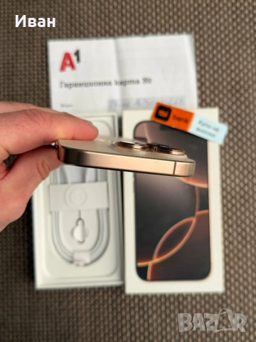 256ГБ•iPhone 16 Pro*ЛИЗИНГ 30€/м Desert айфон 16 про, снимка 4 - Apple iPhone - 54277408
