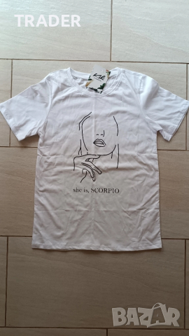 тениска със зодия скорпион She is Scorpio 