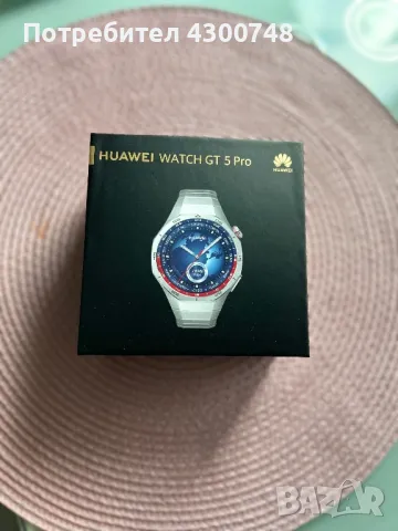 Смарт Часовник Huawei Watch Gt5 Pro, снимка 1 - Мъжки - 47981659