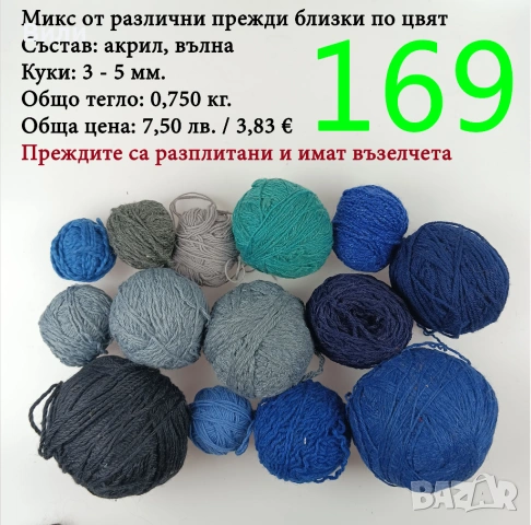 Евтини прежди в малки количества - нови и остатъци , снимка 14 - Други - 52042430