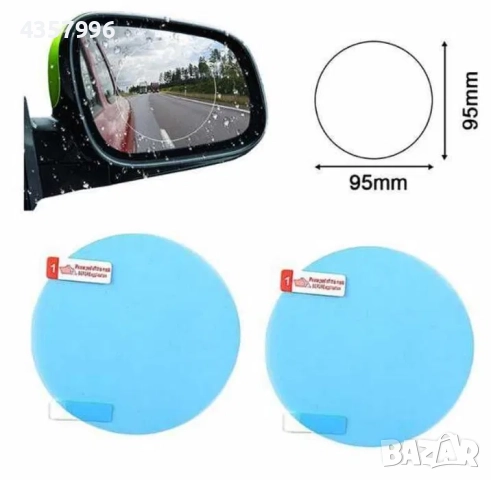 Защитно фолио против замъгляване 2бр. , снимка 2 - Аксесоари и консумативи - 51680995