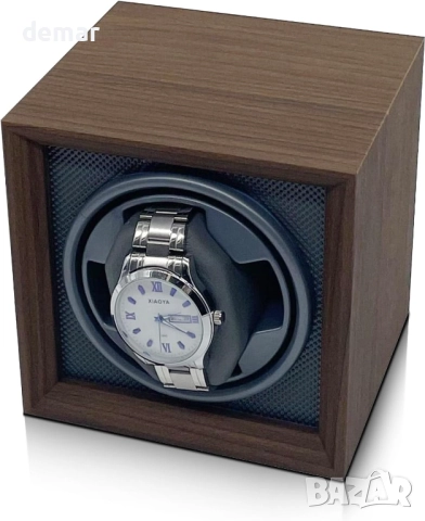 Автоматична навиваща машина за часовници Lian за 1 часовник, захранвана от USB (сива)