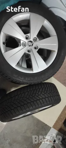 Продавам джанти с всесезонни гуми FULDA 215/55/R17 за Шкода,Сеат,Ауди,VW, снимка 4 - Гуми и джанти - 47041853