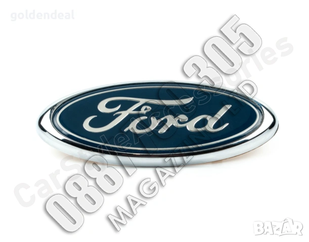 Емблема за Форд 147 мм с 4 пина Фиеста Фoкус Фюжън Куга и др., снимка 5 - Аксесоари и консумативи - 53755235
